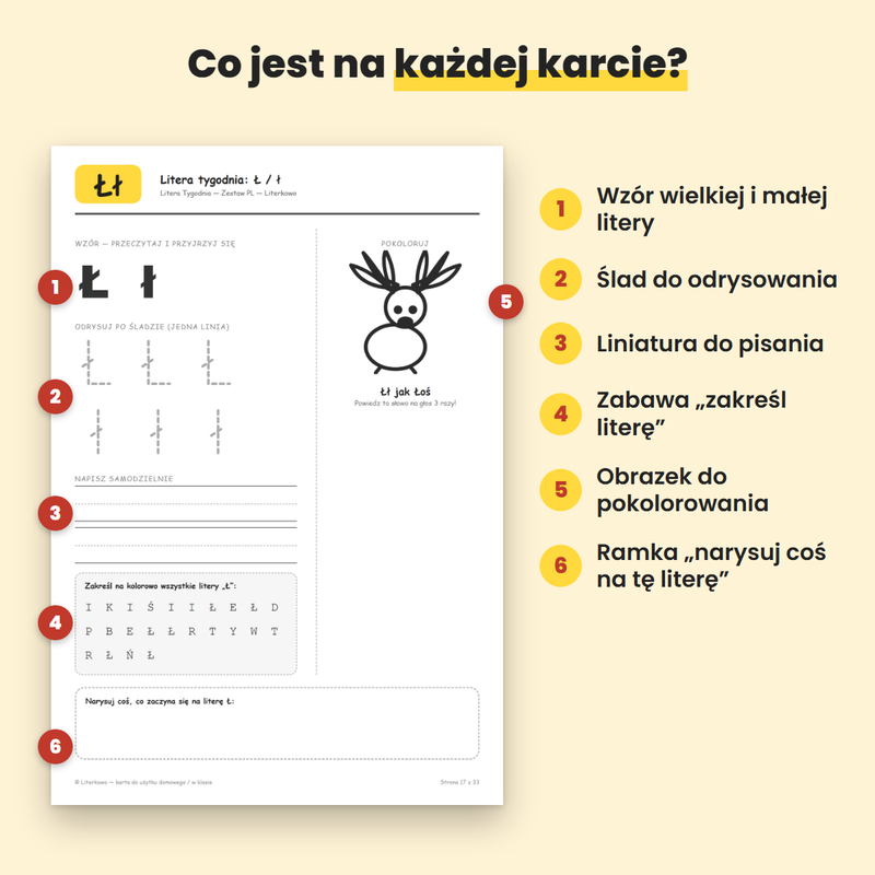 Co jest na każdej karcie