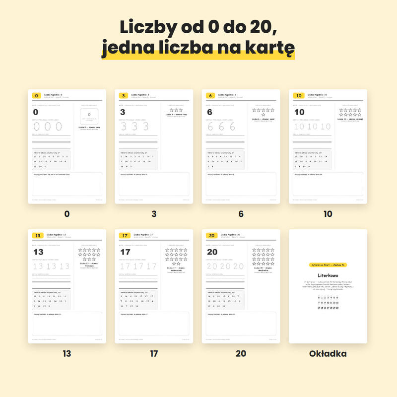 Liczby od 0 do 20